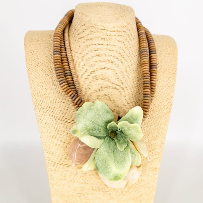 Colier Statement Shopika cu Floare Menta