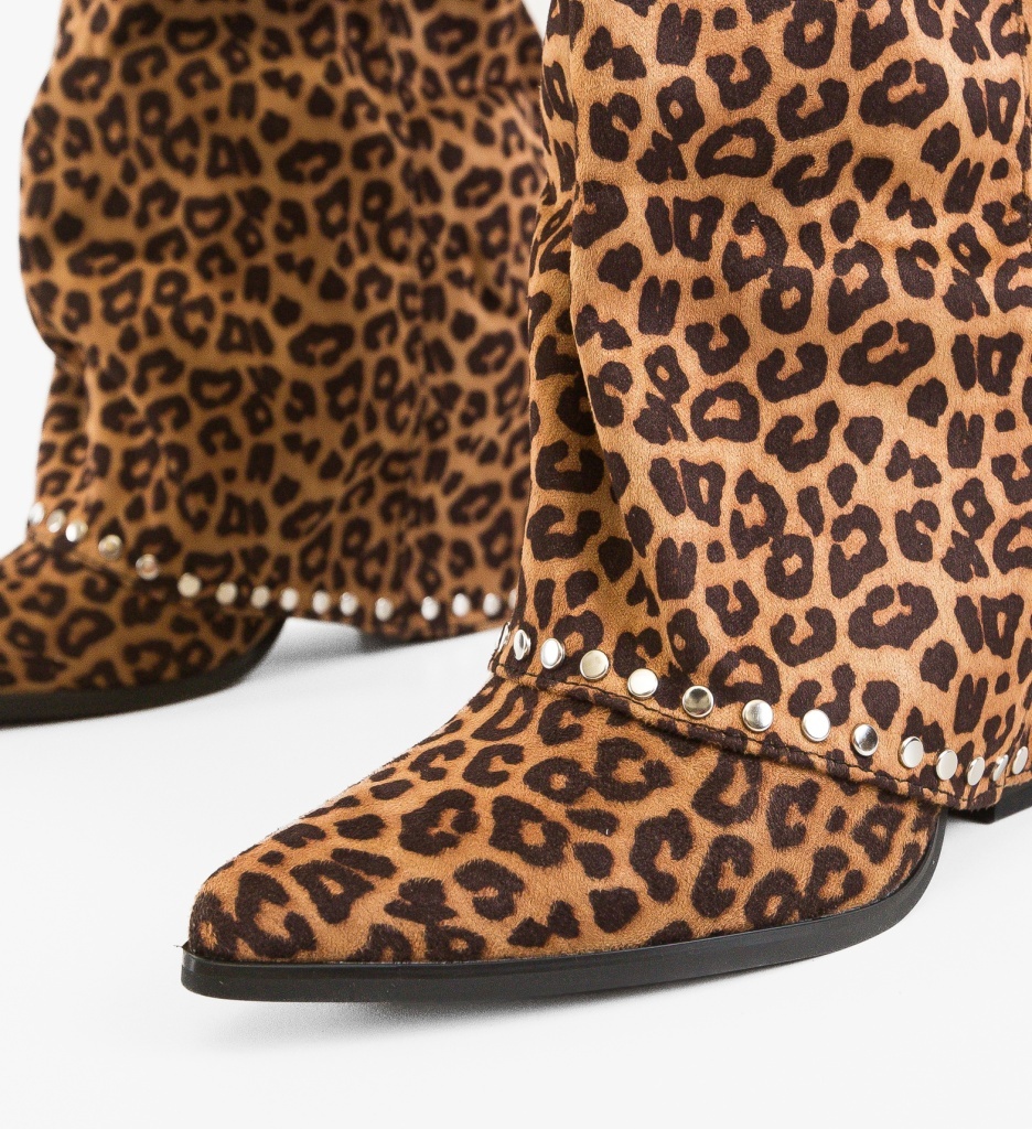 Cizme dama Kimmons Animal Print | Stil Modern - imagine 4
