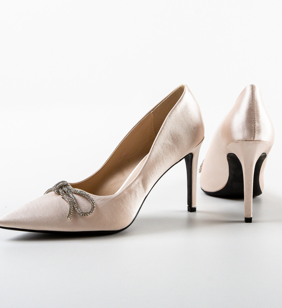 Pantofi Arwen Bej cu Toc - Eleganță și Confort - imagine 7