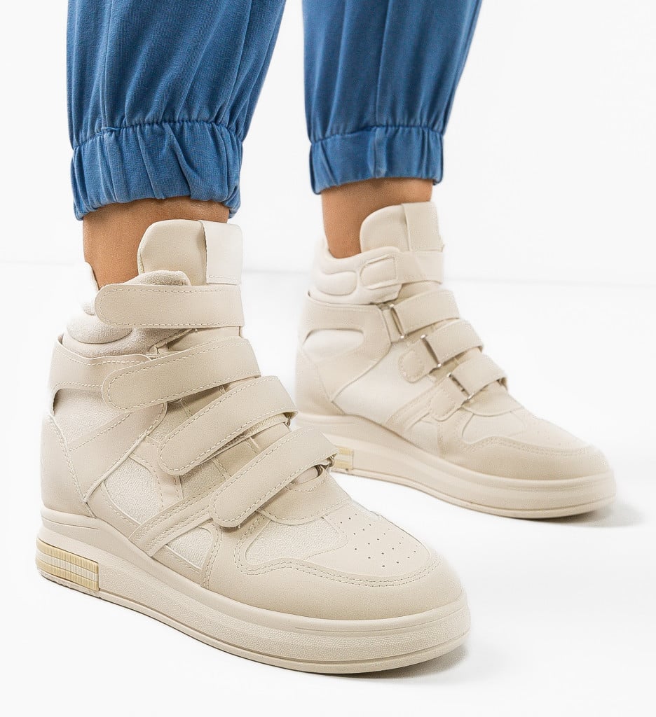 Sneakers Dama Scott Bej | Confort și Stil - imagine 5