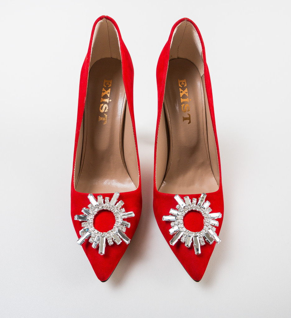 Pantofi Unka Rosii cu Toc - Eleganță Asigurată - imagine 8
