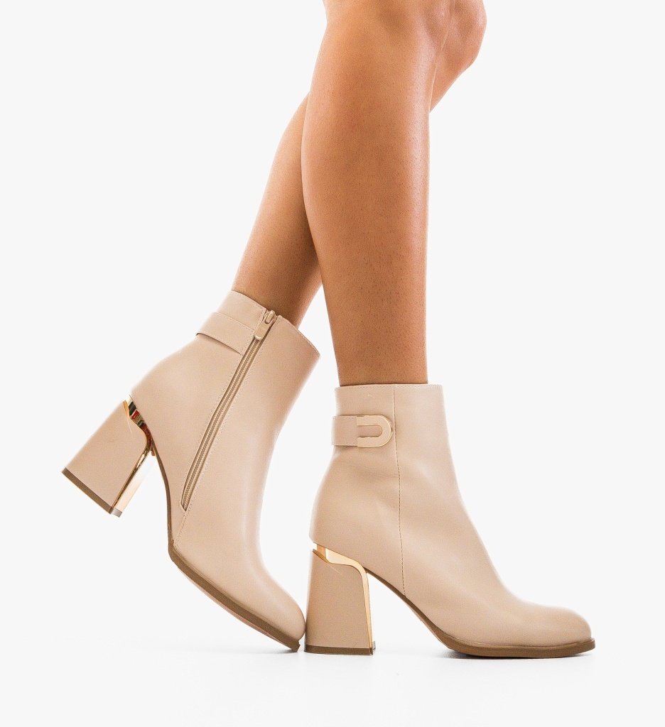 Botine Dama Sammy Bej - Eleganță și Confort - imagine 5