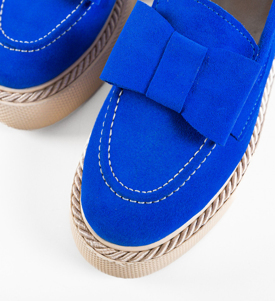 Pantofi Casual Kivu Albastri - Confort și Stil - imagine 8