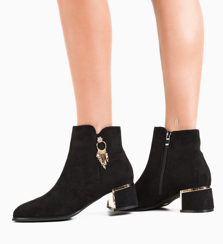 Botine Tovia Negre | Eleganță și Confort - imagine 3