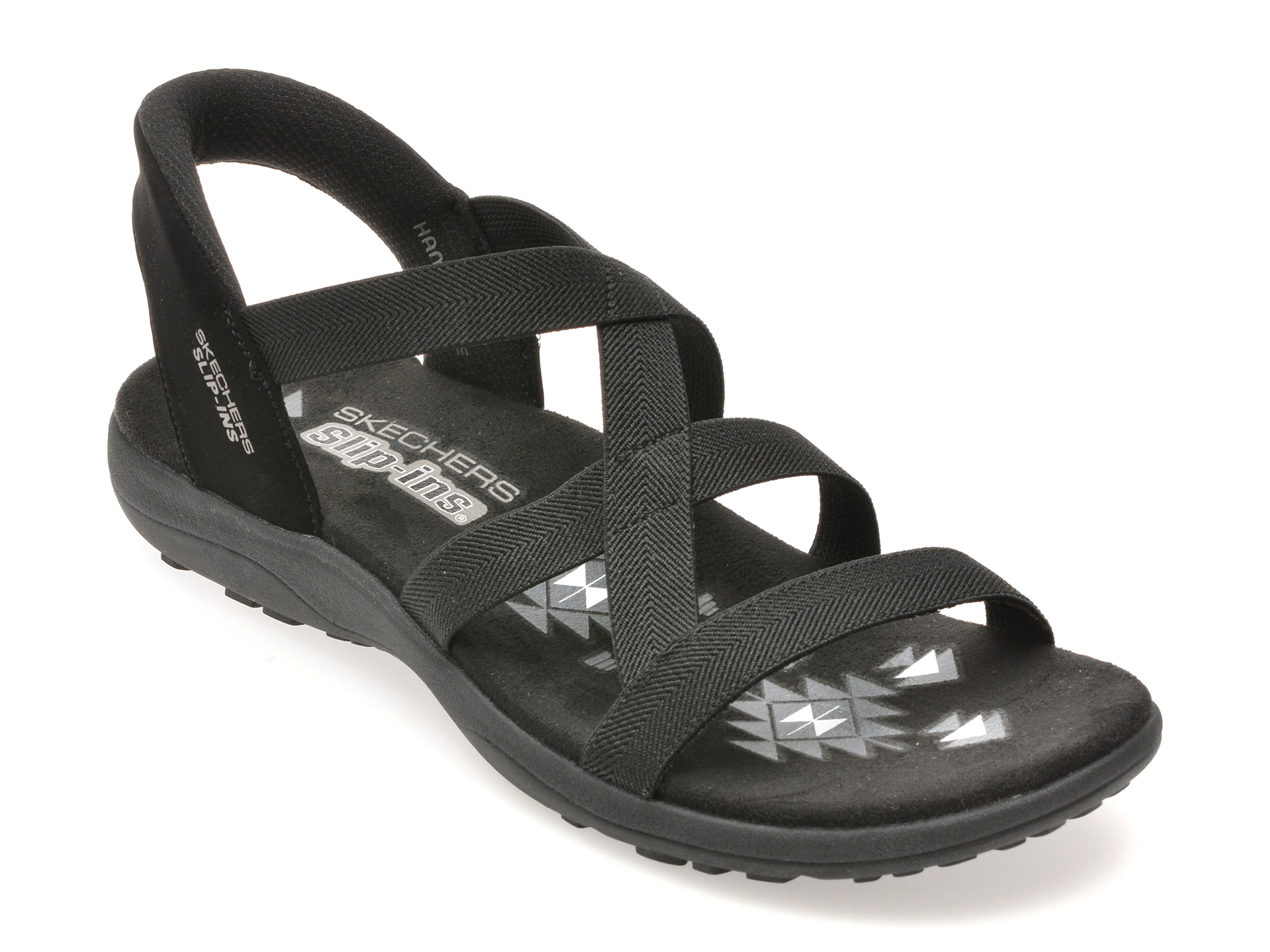 Sandale Skechers Reggae Slim Negre - Confort Maxim