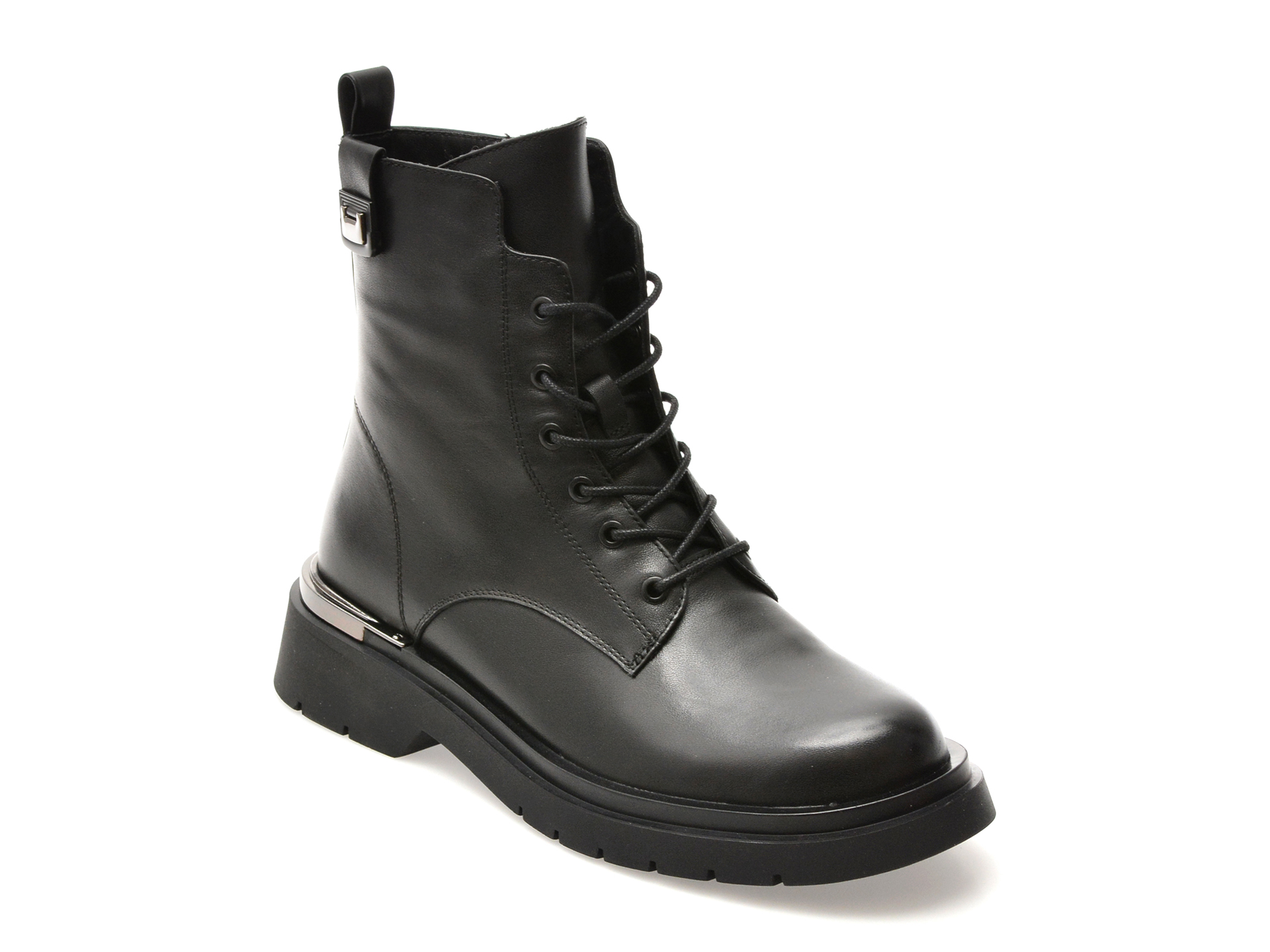 Ghete ALDO Negre din Piele Naturală M893