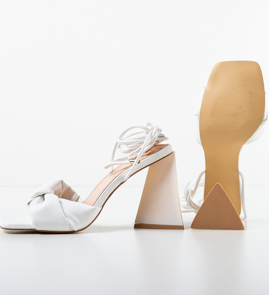 Sandale Kouma Albe cu Toc Elegante - imagine 6