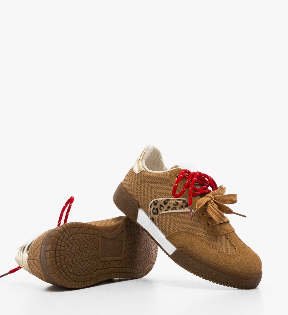 Sneakers Dama Kabber Khaki – Confort Sport - imagine 3