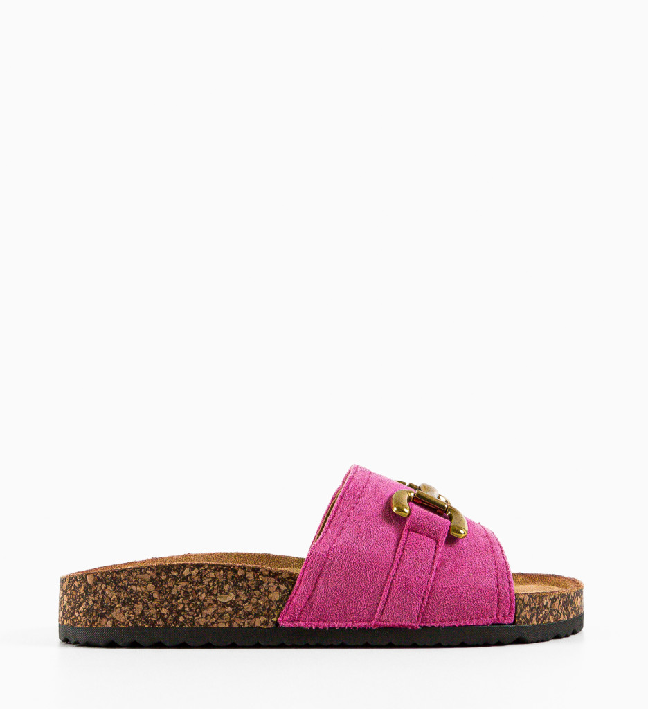 Papuci Dama Fuchsia | Confort și Stil Modern - imagine 4