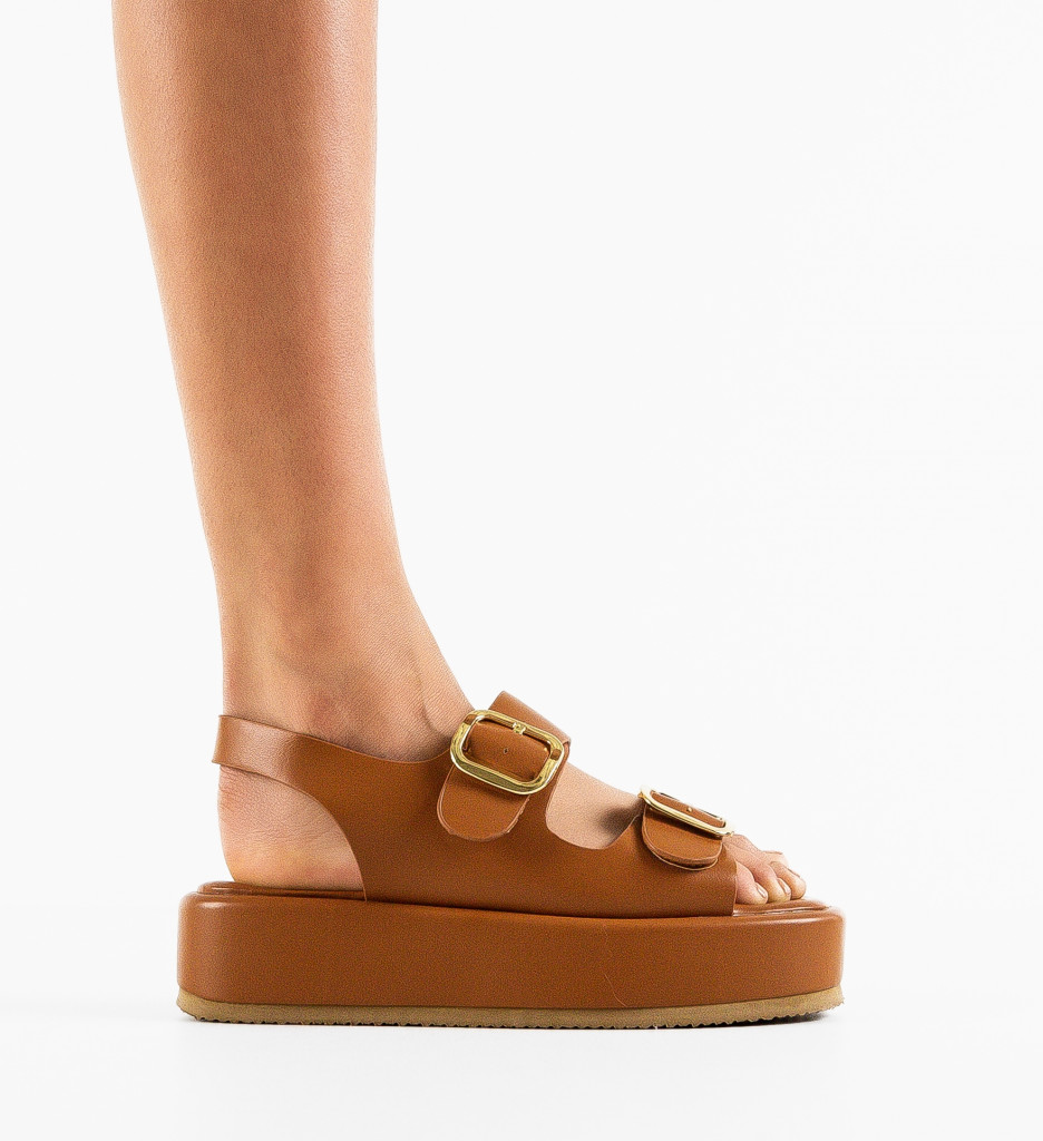 Sandale Dama Willow Camel | Eleganță și Confort - imagine 4