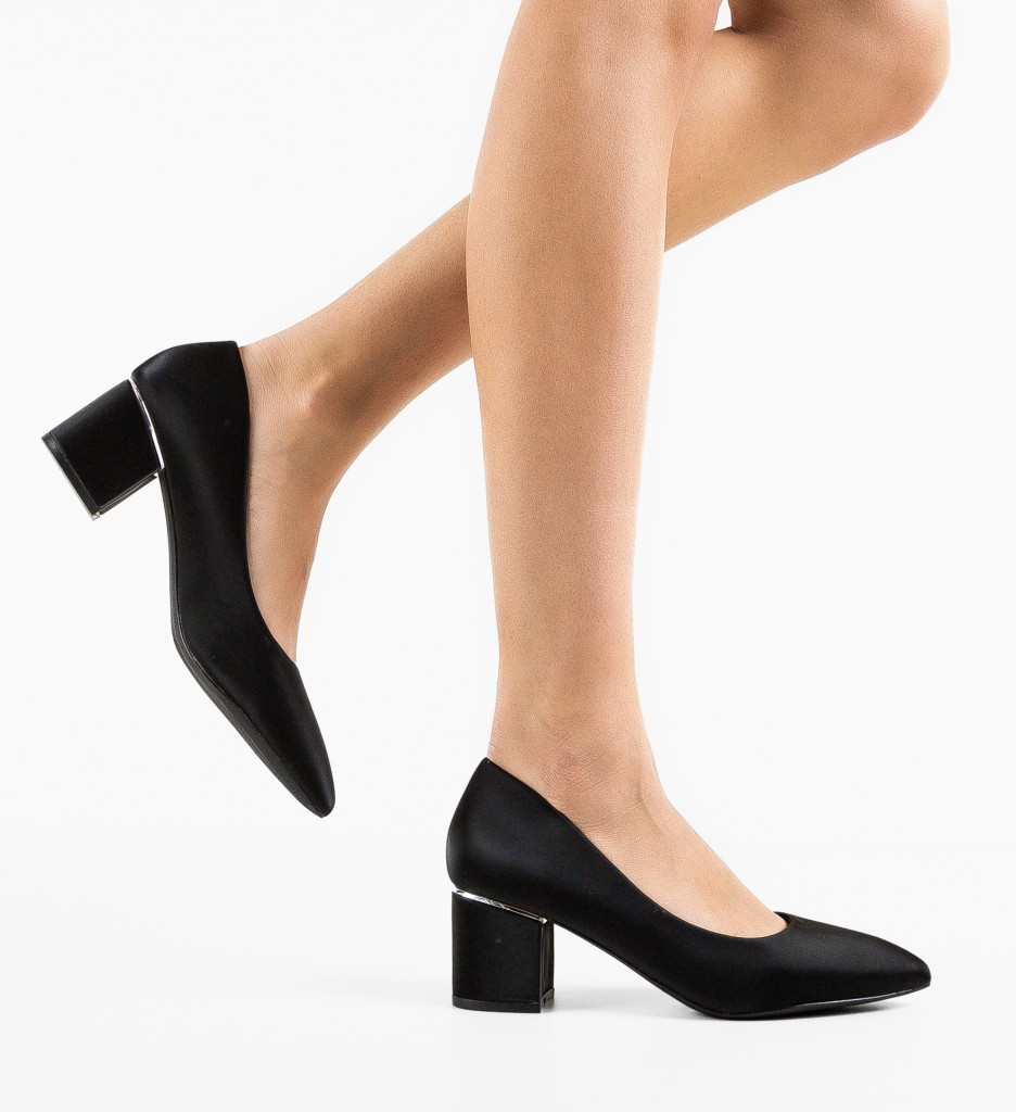 Pantofi dama Berry Negri - Eleganți și Versatili - imagine 3