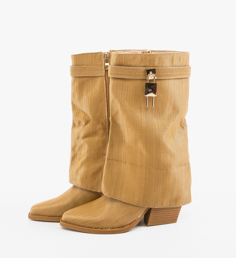 Botine Dama Raffa Bej - Eleganță și Confort - imagine 2