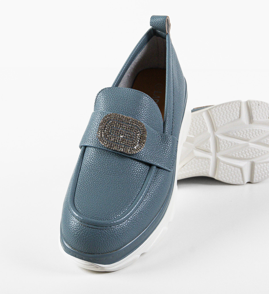 Pantofi Lonaza Albastri Casual - Confort & Stil - imagine 9