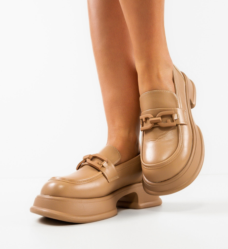 Pantofi Casual Herek Bej | Confort și Stil - imagine 2