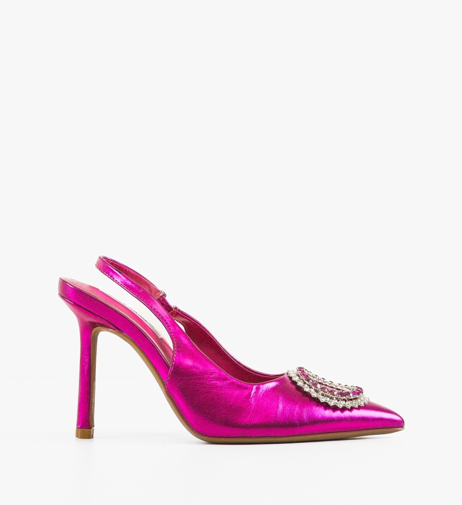 Pantofi cu Toc Monic Fuchsia | Stil & Eleganță - imagine 6