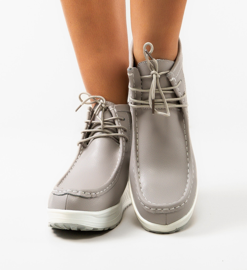 Pantofi Casual Vinto Gri - Confort și Stil - imagine 11