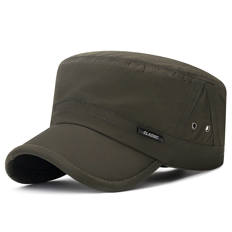 Sapca Picadili Barbati Verde Militar Ajustabila