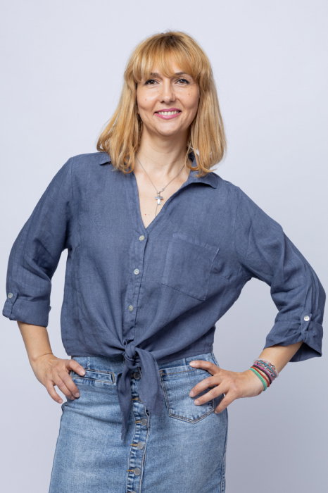 Cămăși In Albastru Jeans cu Nod | Shopika