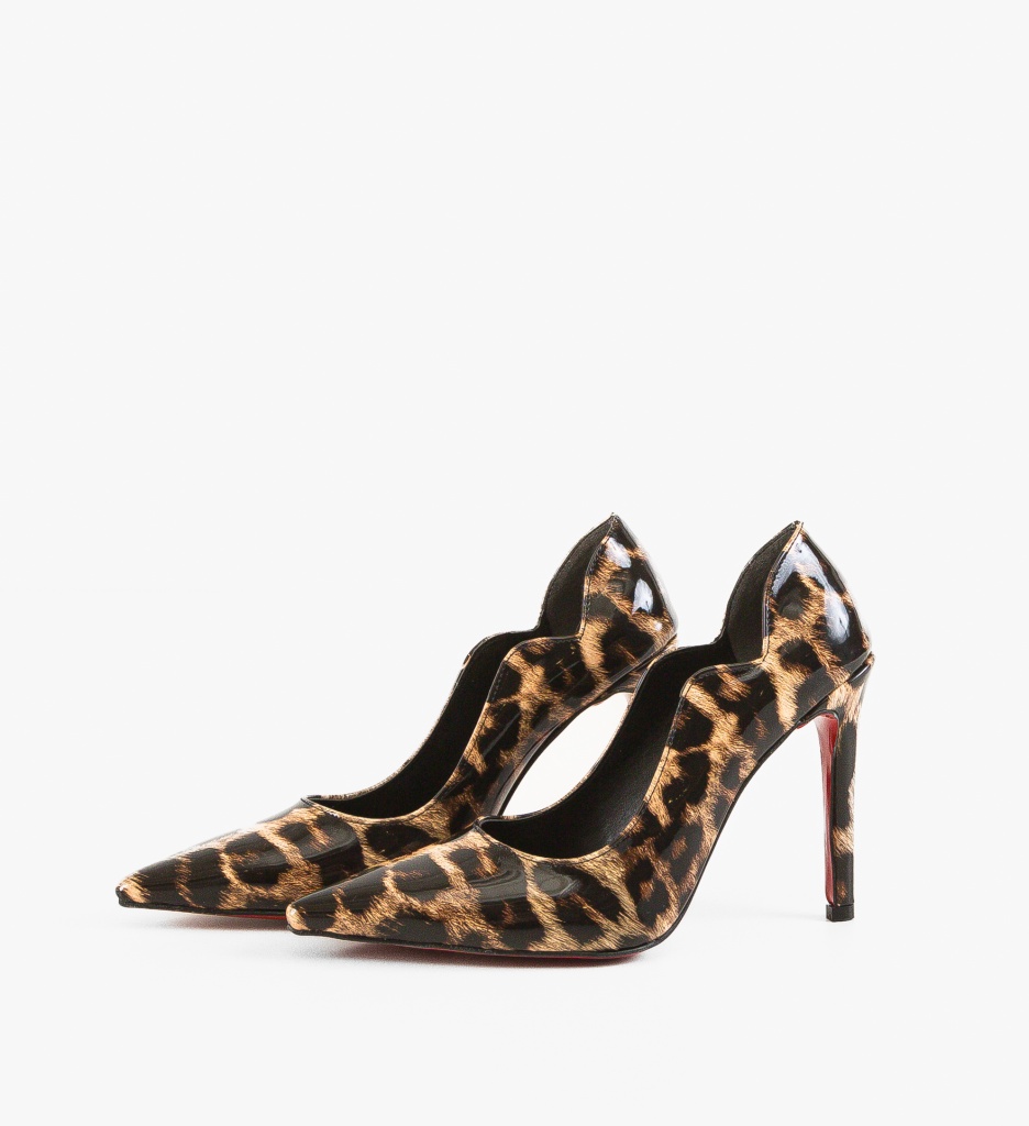 Pantofi Stiletto Stypas Print | Eleganță și Stil - imagine 6