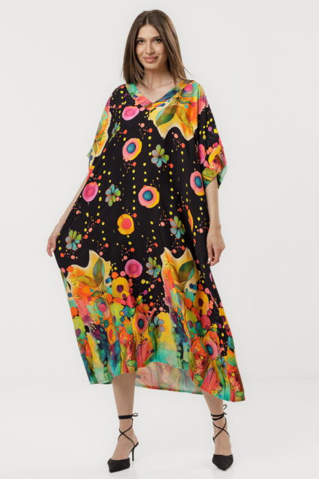 Rochie Maxi Eleganta Shopika | Imprimeu Artistic