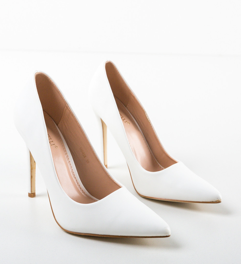 Pantofi Chance Albi | Eleganță și Stil - imagine 7