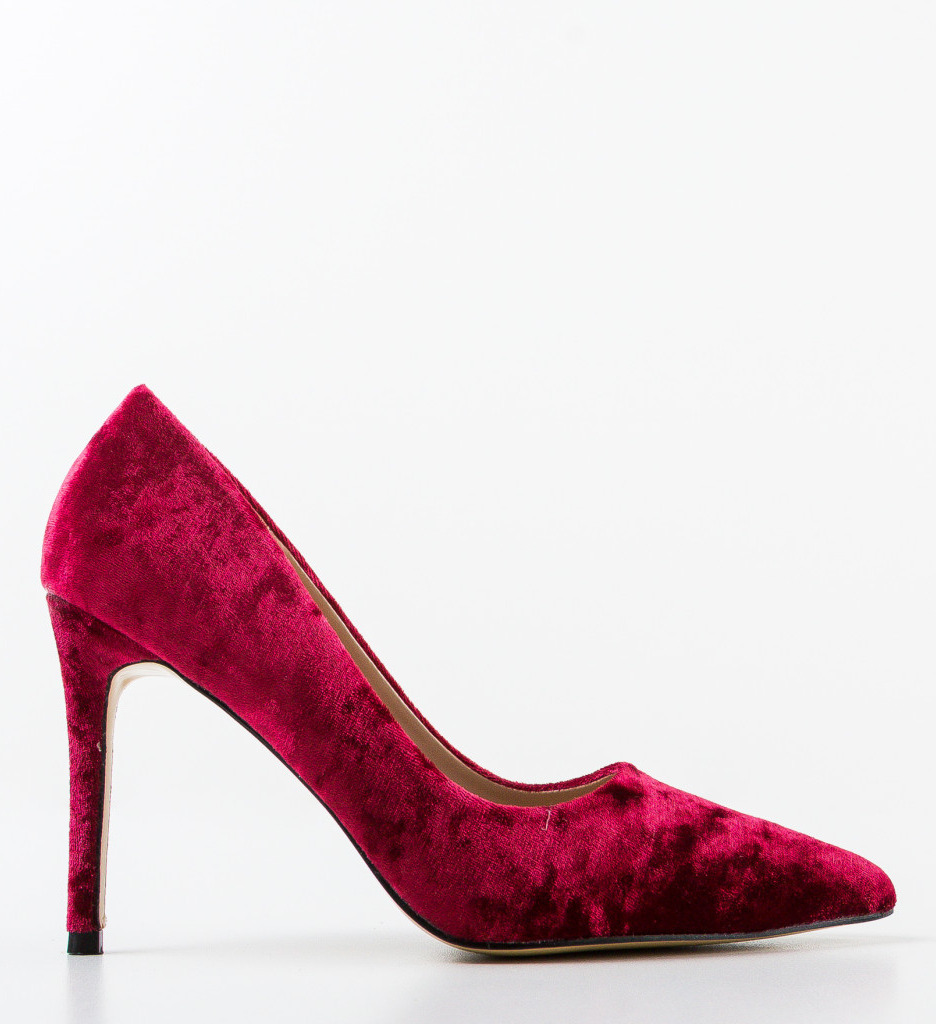 Pantofi cu Toc Mahir Grena | Eleganta Asigurata - imagine 5