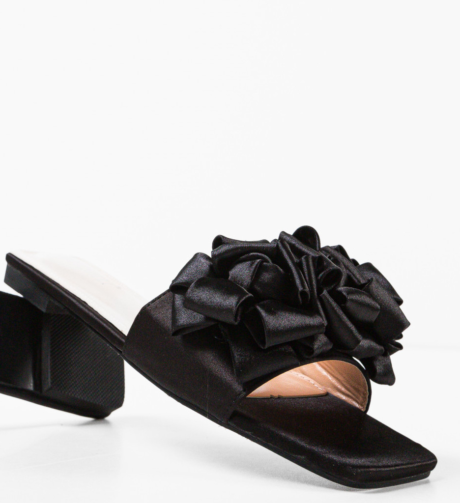 Sandale Dama Ozai Negre - Confort Zilnic - imagine 6