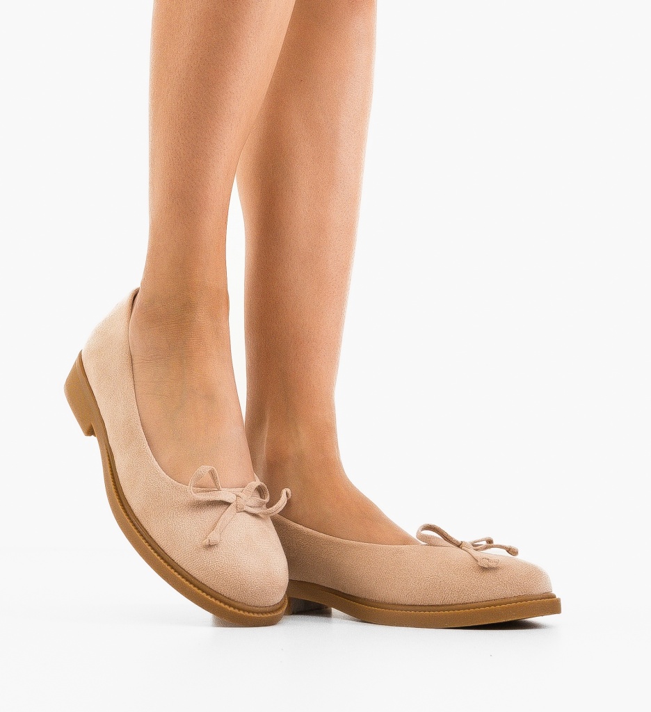 Balerini Nude Confortabili - Bakkam - imagine 2