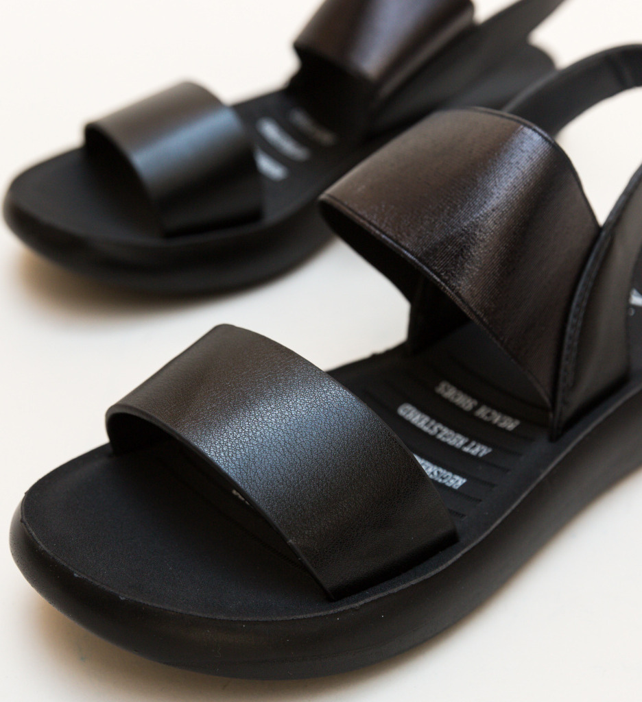 Sandale Cain Negre | Eleganță și Confort - imagine 5