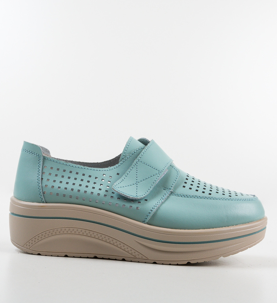 Pantofi Casual Rezolito Turcoaz | Confort & Stil - imagine 9