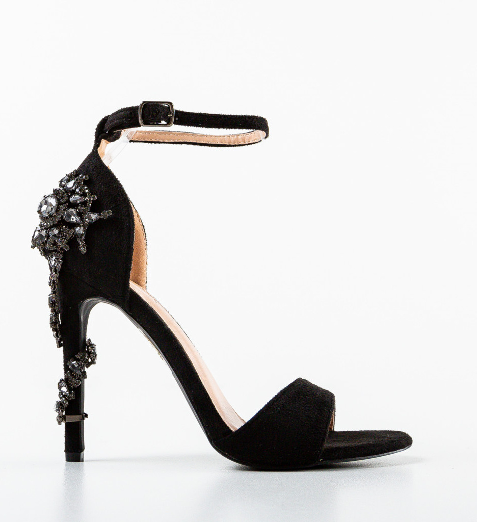Sandale cu Toc Sank Negre - Eleganță și Stil - imagine 2