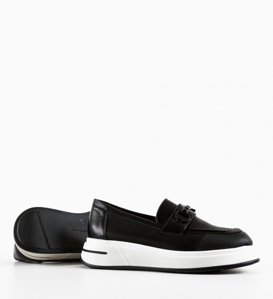 Pantofi Casual Kores Negri | Confort și Stil - imagine 5