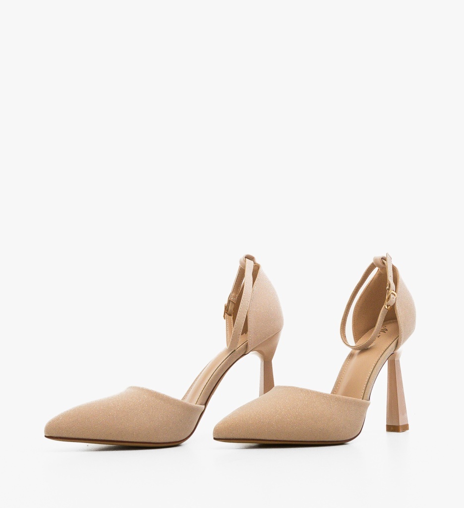 Pantofi Dama Trypho Roz Eleganți cu Toc - imagine 4