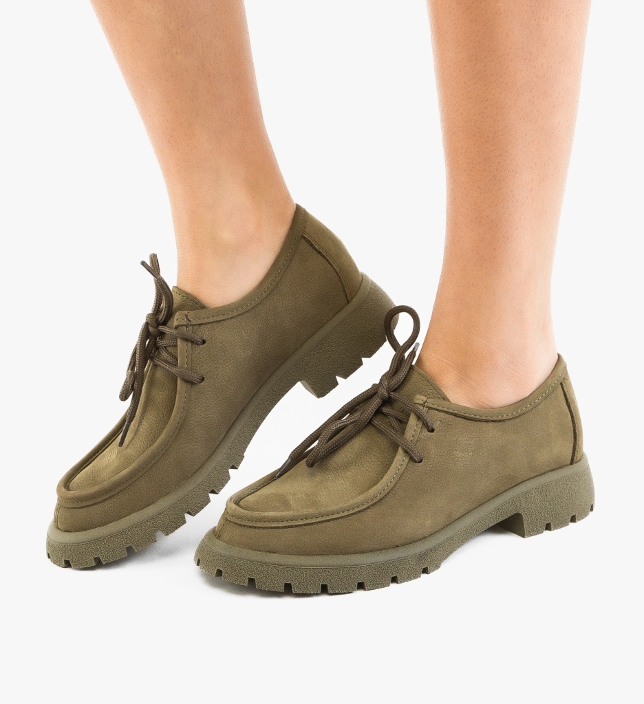 Pantofi Casual Dama Palome Verzi - Confort & Stil - imagine 3