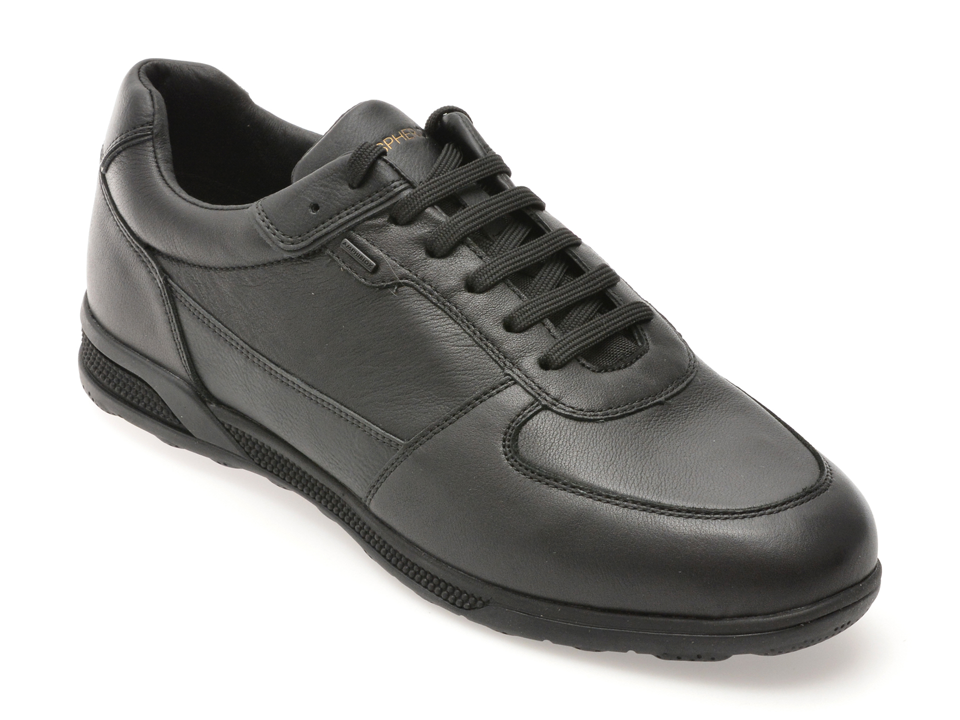 Pantofi Geox Barbati Negri din Piele Respiranta
