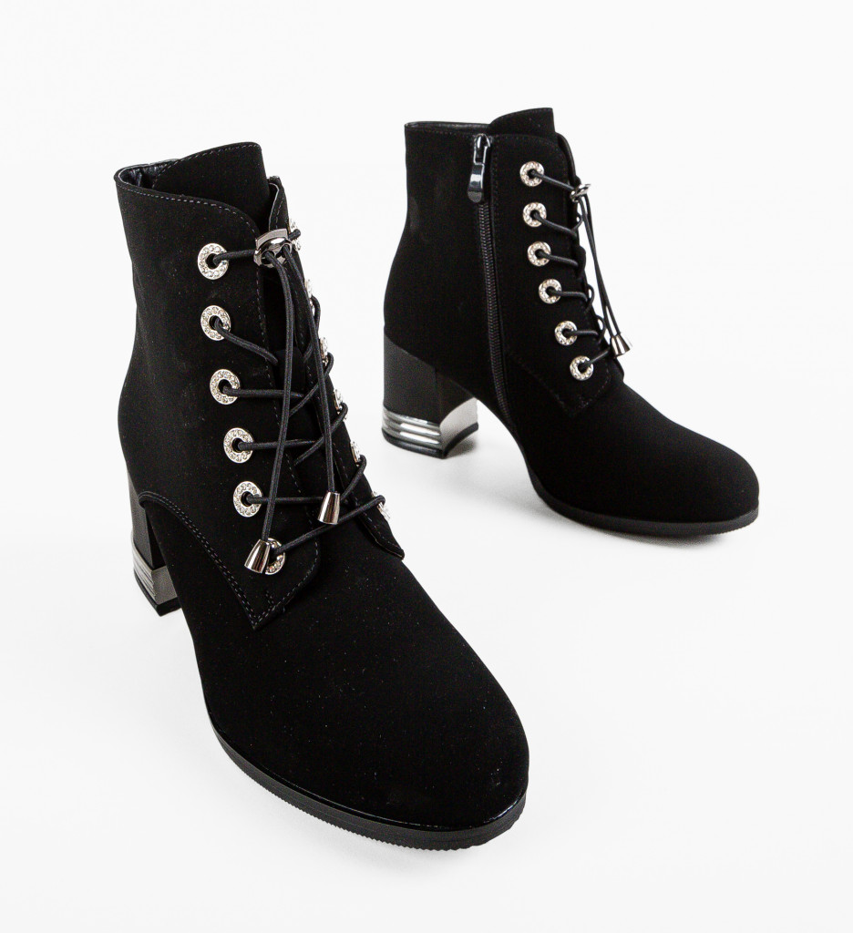 Botine Dama Thea Negre | Stil și Confort - imagine 7