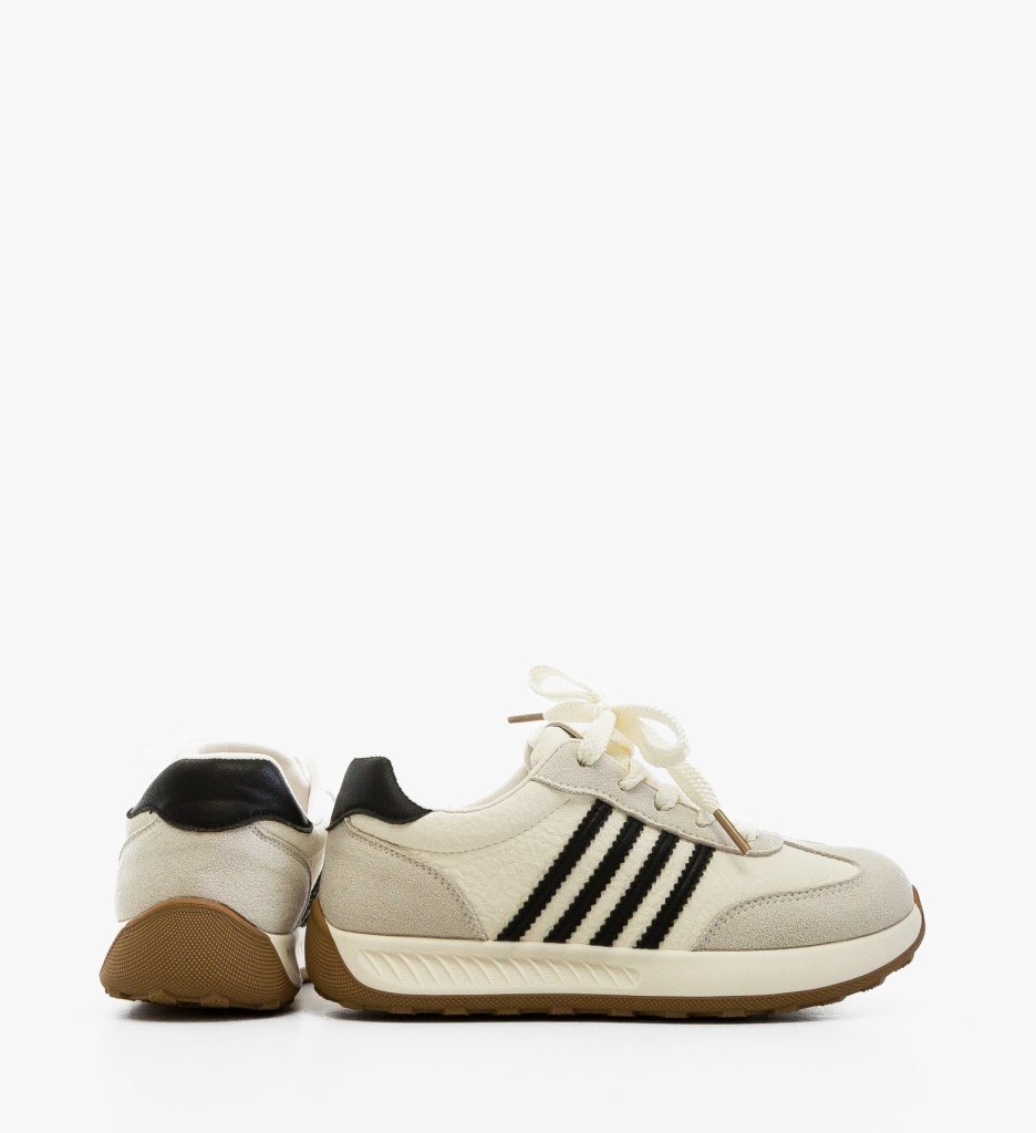 Sneakers Dama Uffy Bej - Confort și Stil - imagine 4