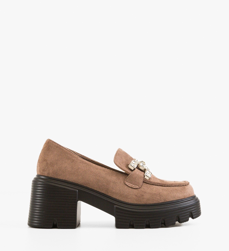 Pantofi Casual Dama Khursh Khaki | Confort si Stil - imagine 7