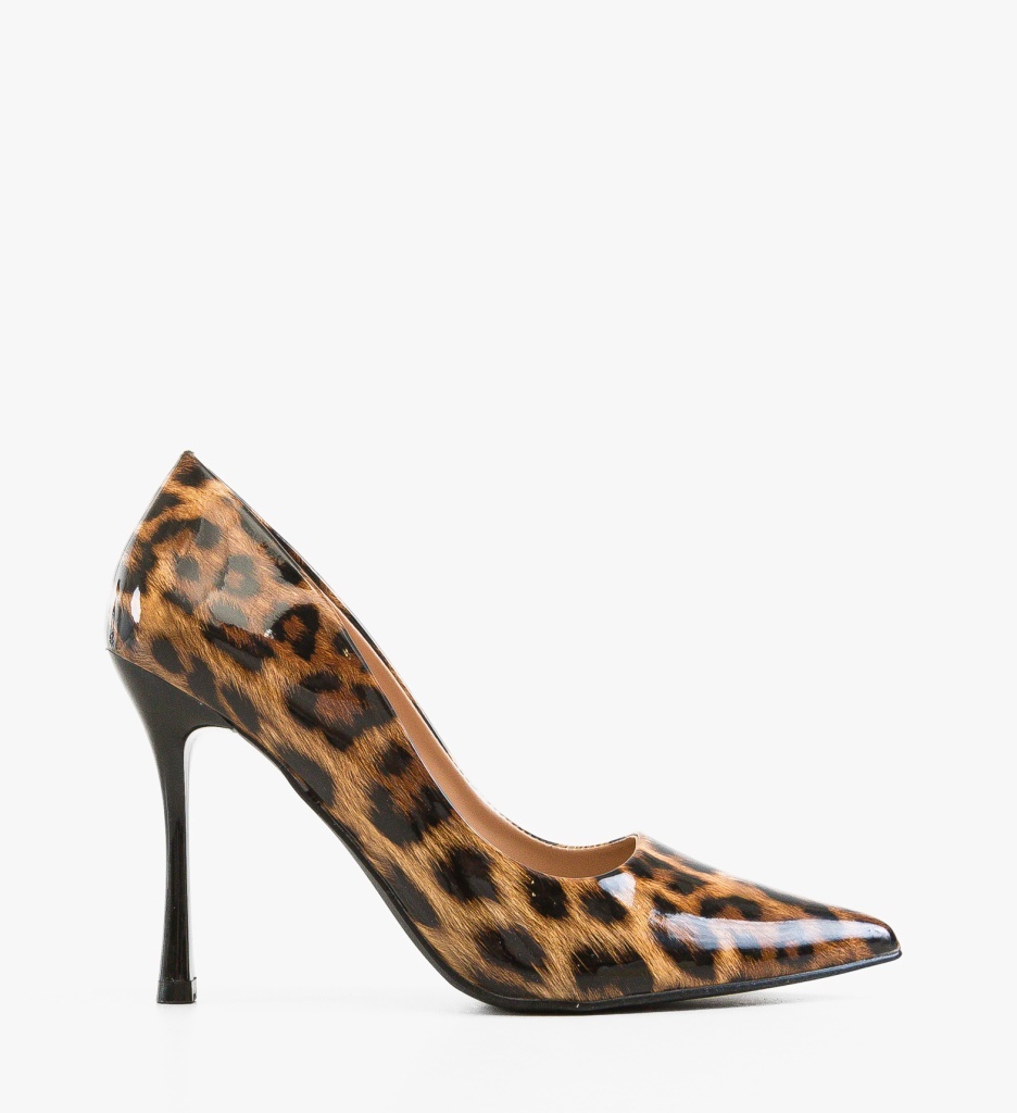 Pantofi dama Paple Print eleganți - imagine 6