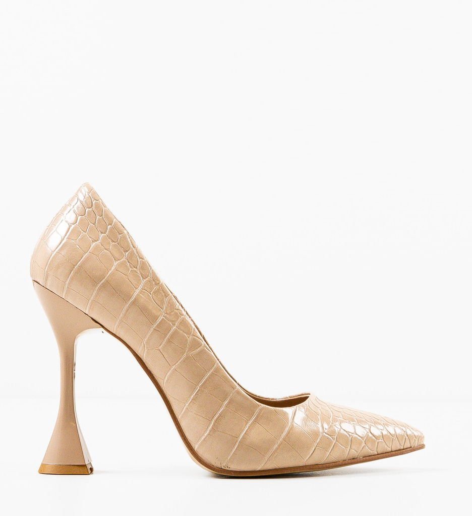 Pantofi Toc Rimo Bej - Eleganță Asigurată - imagine 4