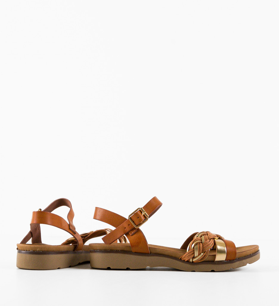 Sandale Dama Min Camel | Eleganță și Stil - imagine 7