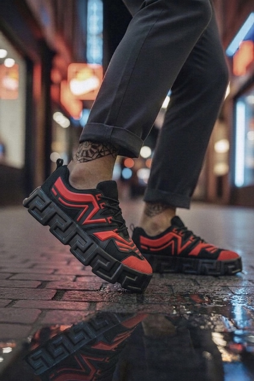 Adidasi VSC Greca Rosii - Stil si Confort - imagine 2