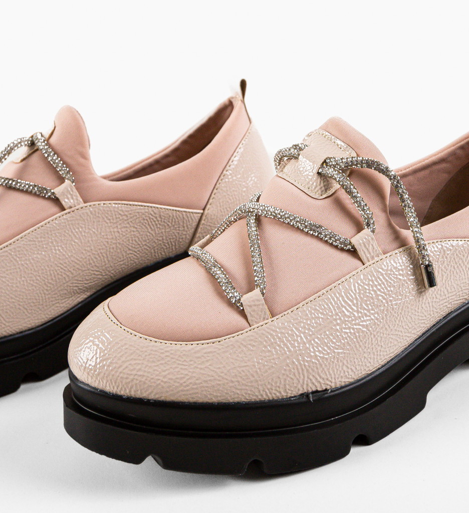 Pantofi Casual Dama Bej - Confort și Stil - imagine 6