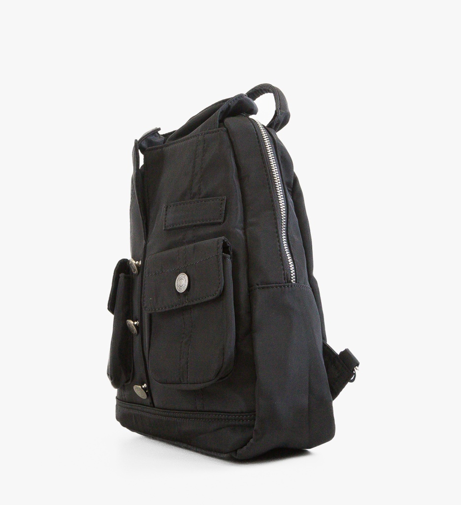 Rucsac Dama Jeans Neagra | Stil Urban Versatil - imagine 3