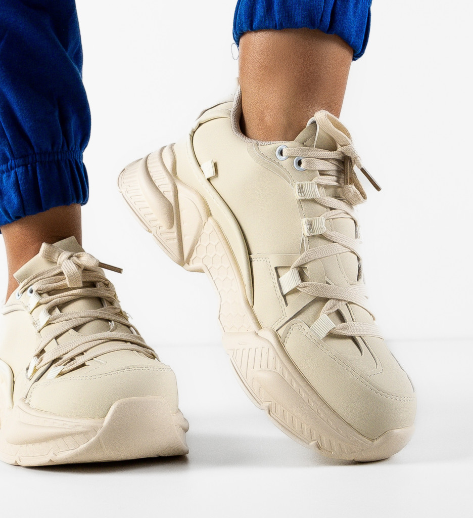 Sneakers Samir Bej - Confort și Stil Sport