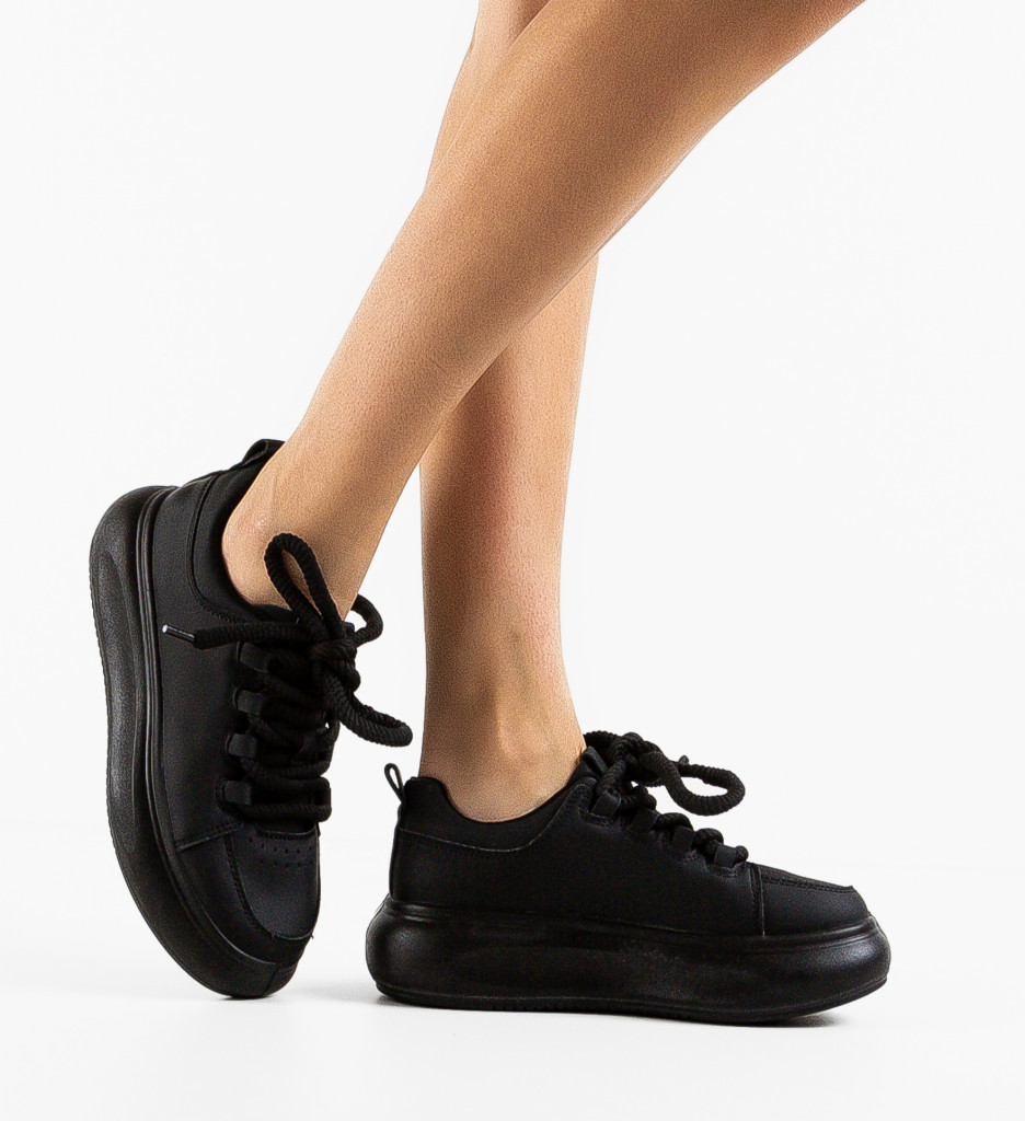 Sneakers Dama Weleu Negri | Stil Urban si Confort - imagine 4