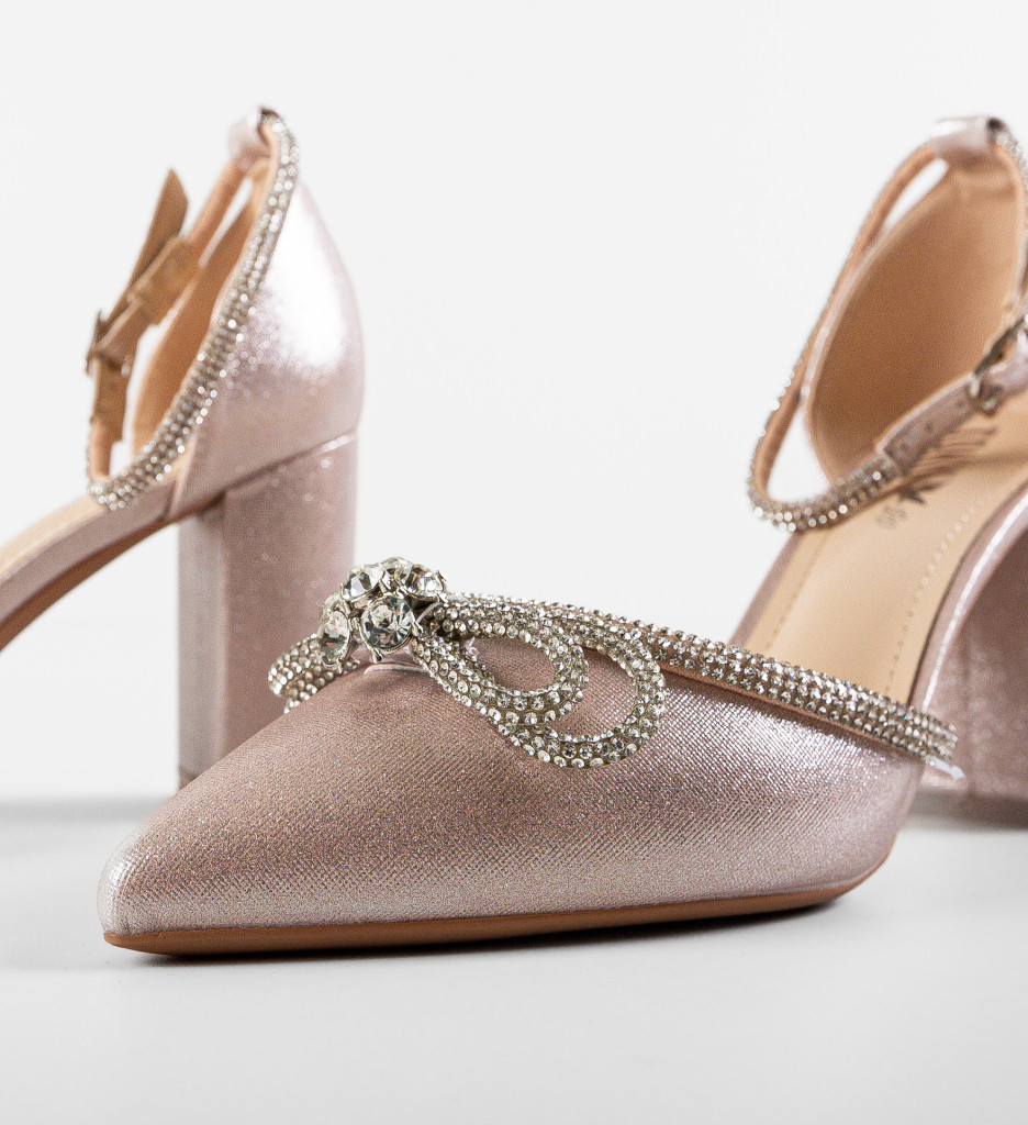 Pantofi Toc Lester Roz | Eleganță și Stil - imagine 6