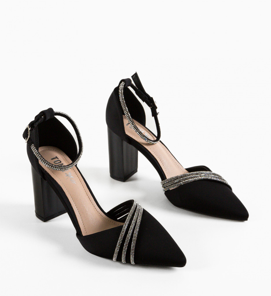 Pantofi cu toc Congo Negri - Eleganță și Stil - imagine 6
