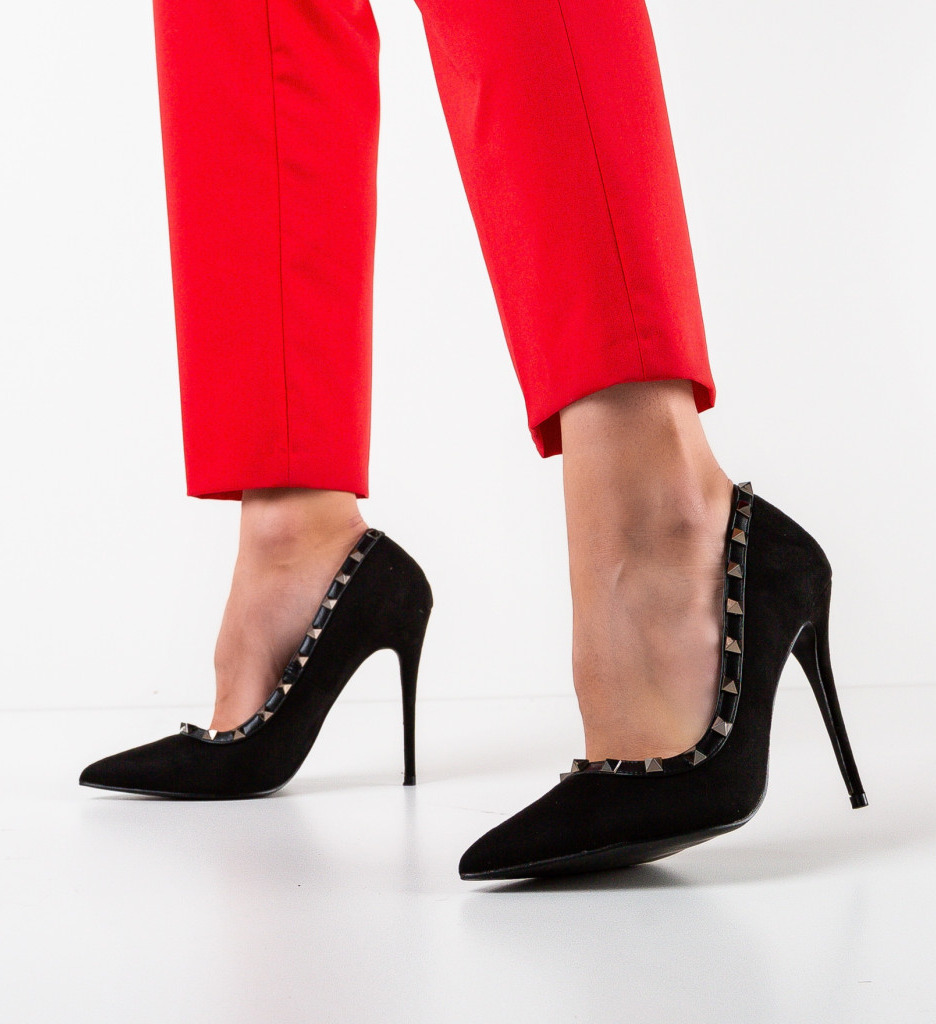 Pantofi Luvea Negri 2 - Eleganță și Stil - imagine 3