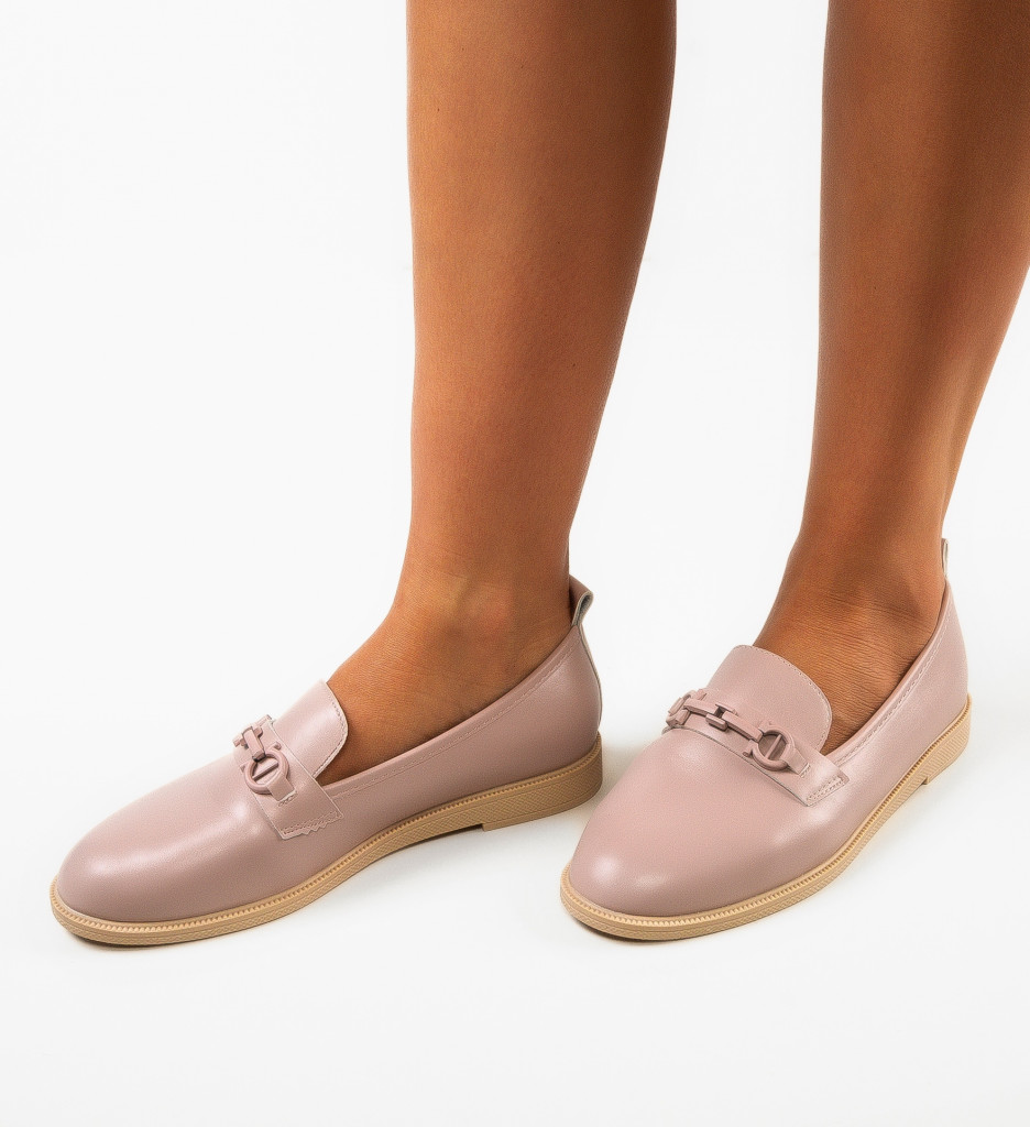 Pantofi Casual Dama Baja Nude - Confort și Stil - imagine 4
